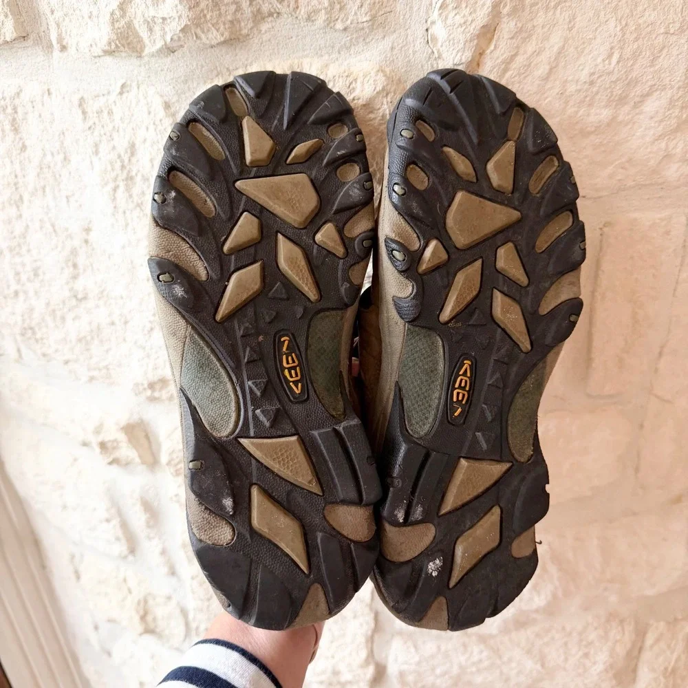 Keen Arroyo II Mens Brown Leather Waterproof Hiking Sandals Shoes 1002427 SZ 10